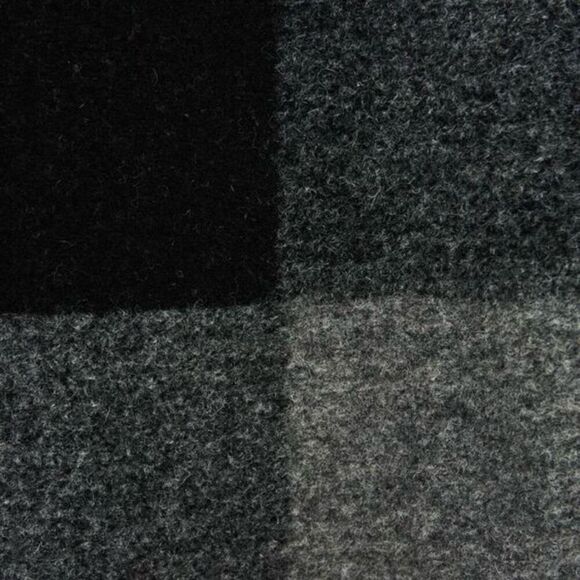 Zara Girls Black Buffalo Plaid Collarless Jacket size 7 - Picture 13 of 14